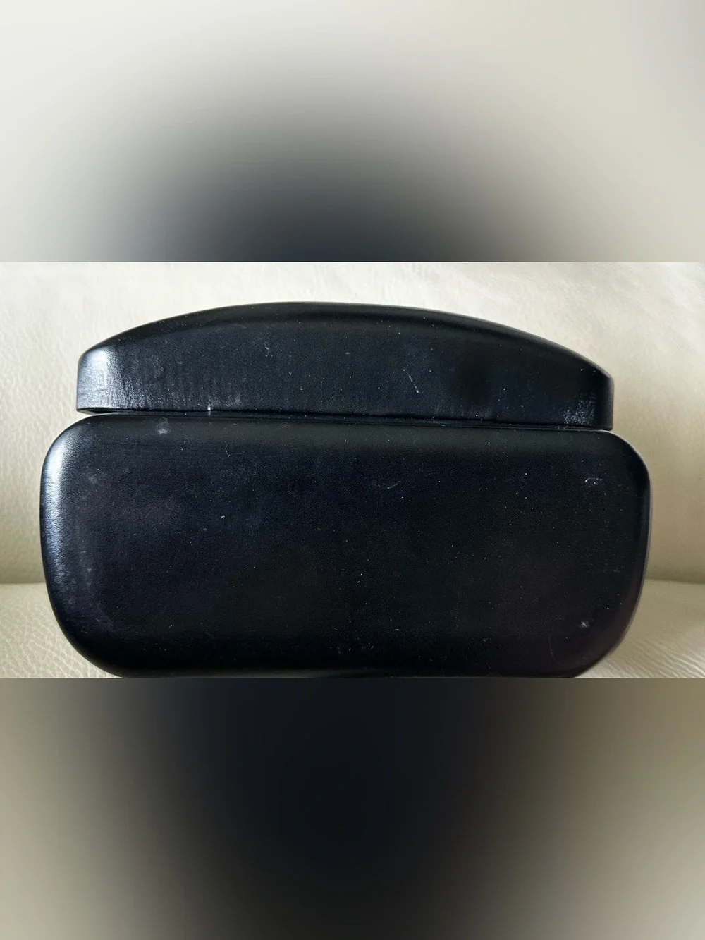 Coach Black Eyewear Case with Gold Logo Card